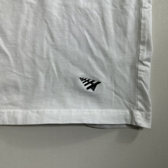 Jay-Z Roc Nation Paper‎ Planes White Short Sleeve Essential T-Shirt Men Large - Picture 10 of 11